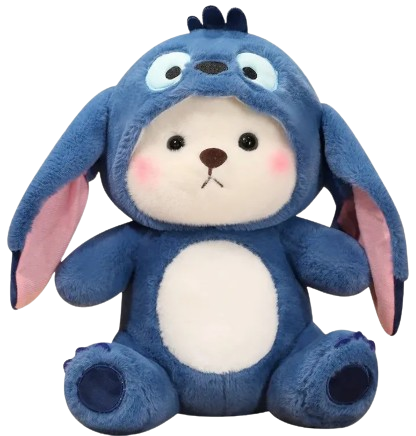 oso disfrazado de stitch