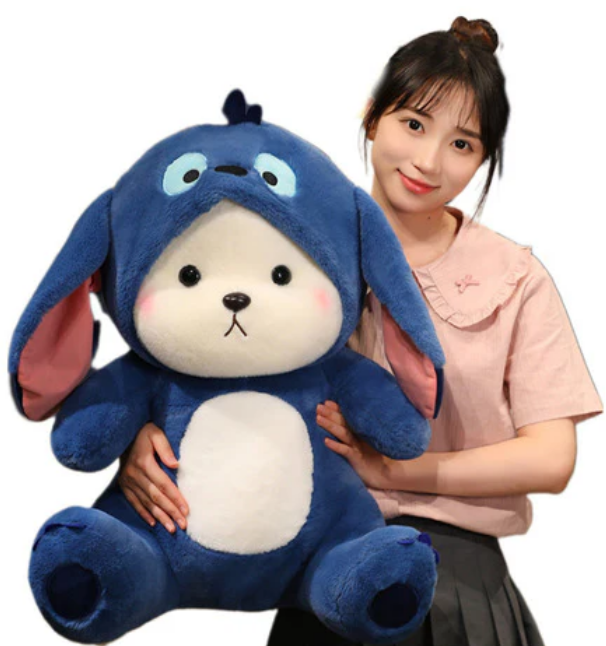 OSITO DISFRAZADO DE STITCH IMPORTADO💙🎁 ORIGINAL "EL MEJOR REGALO "