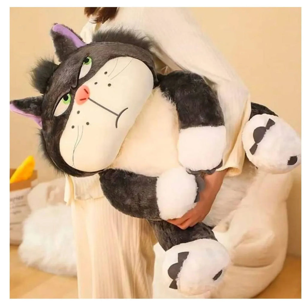 PELUCHE GATO RENEGÓN  😍🖤🤩😾🔥ORIGINAL IMPORTADO - Cuando nada le sorprende… este gato renegón la deja sin palabras.